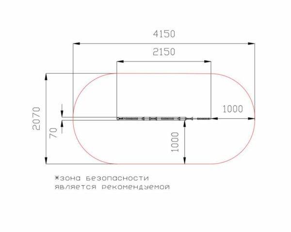 Канатный лаз 2100