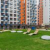 Скамейка «Галька» асимметричная большая